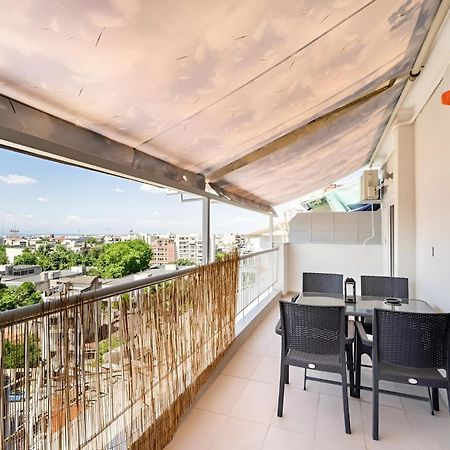 Elegant, Modern & Spacious Apartment In Thessaloniki With Balcony Buitenkant foto